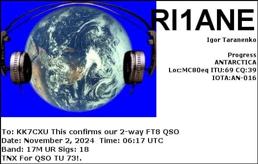 20241102 - QSL Card Antartica!