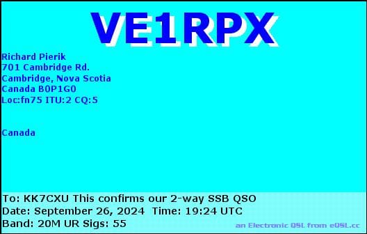 20240926 - QSL Cards